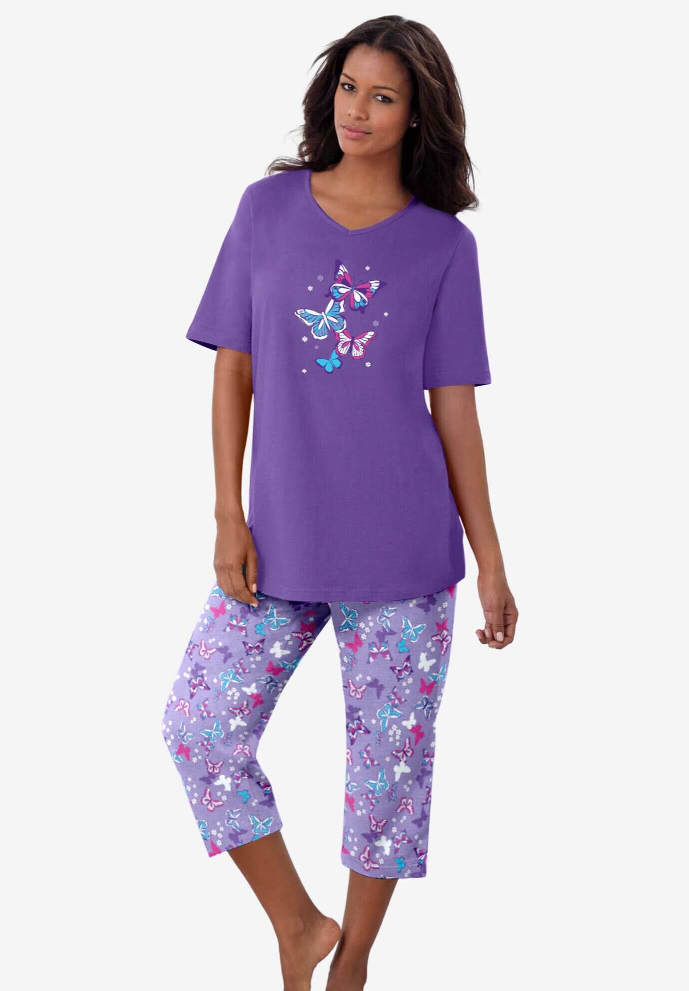 2-Piece Capri PJ Set