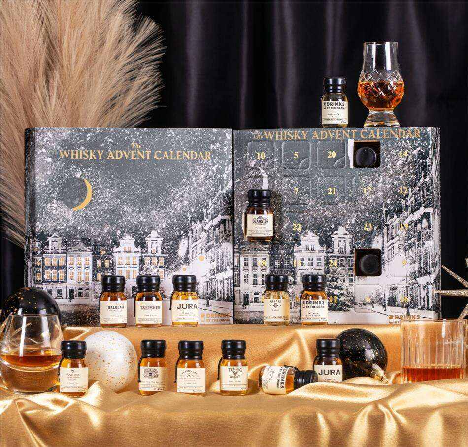 [Buy 2 Free Shipping]Master of Malt White Christmas Whisky Advent Calendar (2023 Edition) - Aanythingby Clearance