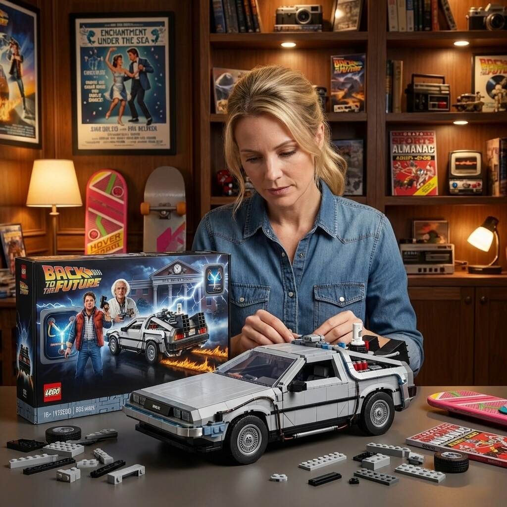 Back to the Future DeLorean Time Machine Building Set