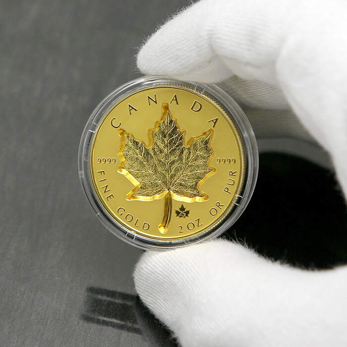 2 oz 2021 Canadian Maple Leaf Super Incuse Gold Coin🍁