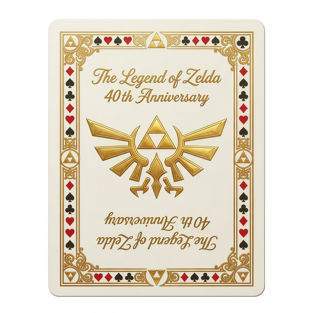 🗡️ The Legend of Zelda 40th Anniversary Playing Cards