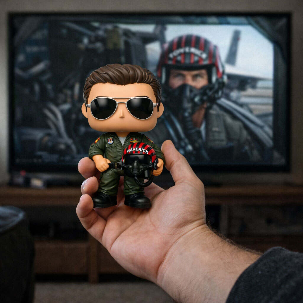 Top Gun 40th Anniversary (1986-2026) Maverick Collectible Figure – “I Am Dangerous.”