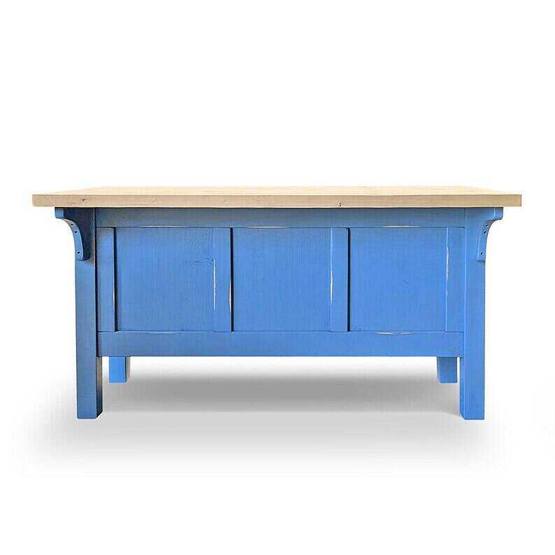 Kitchen Island, Farmhouse Kitchen, Butcher Block, Island, Table, Kitchen Table