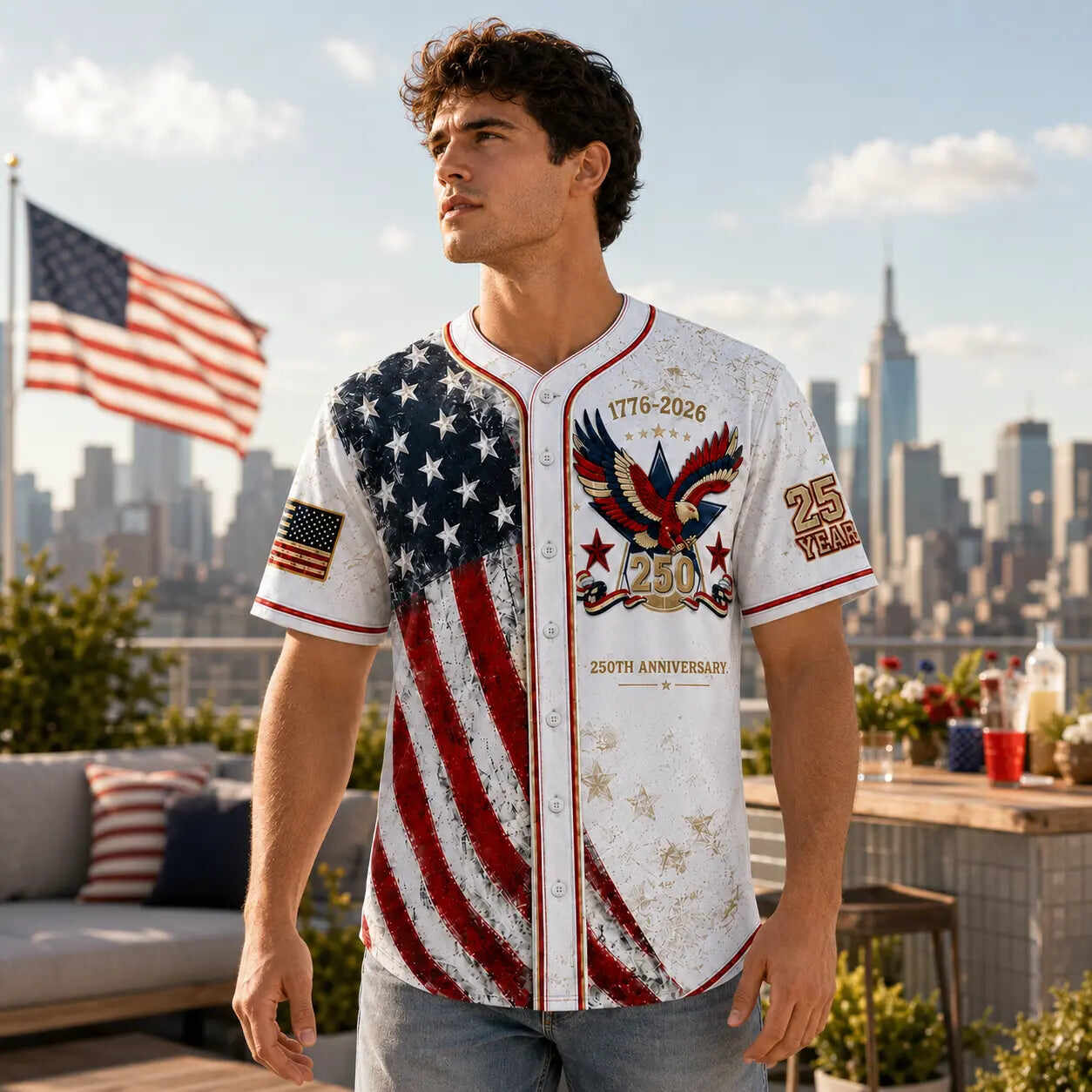 250th Anniversary Baseball Jersey