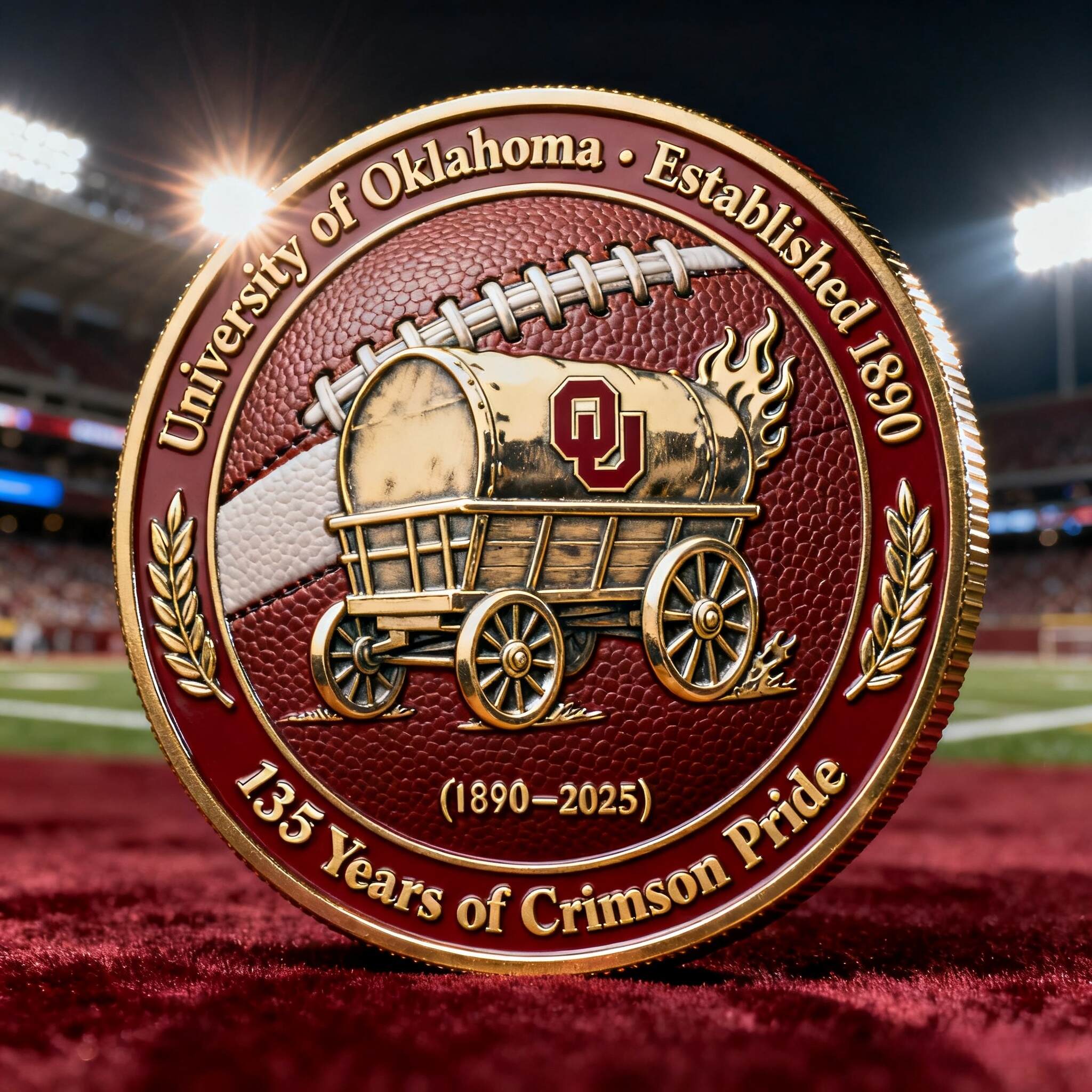 University of Oklahoma 135th Anniversary Commemorative Coin