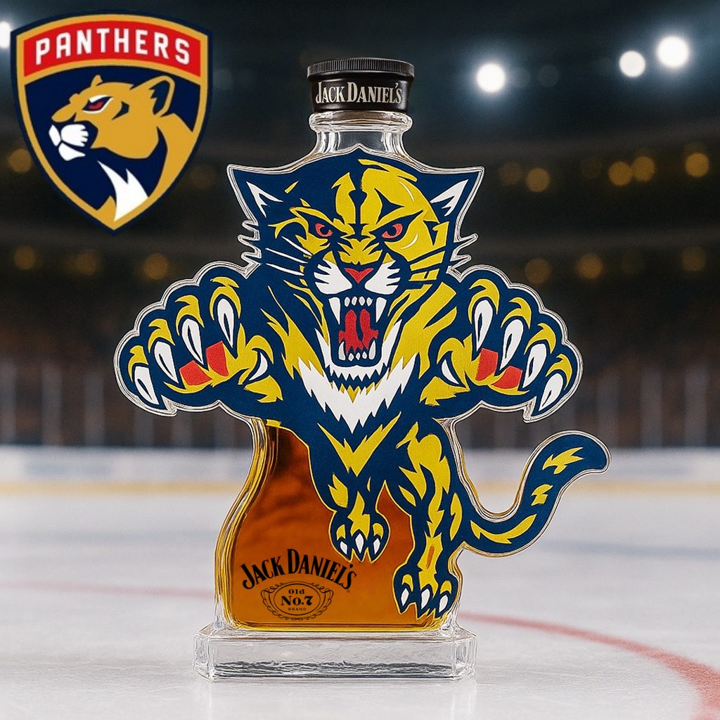 Florida Panthers Whiskey Bottle