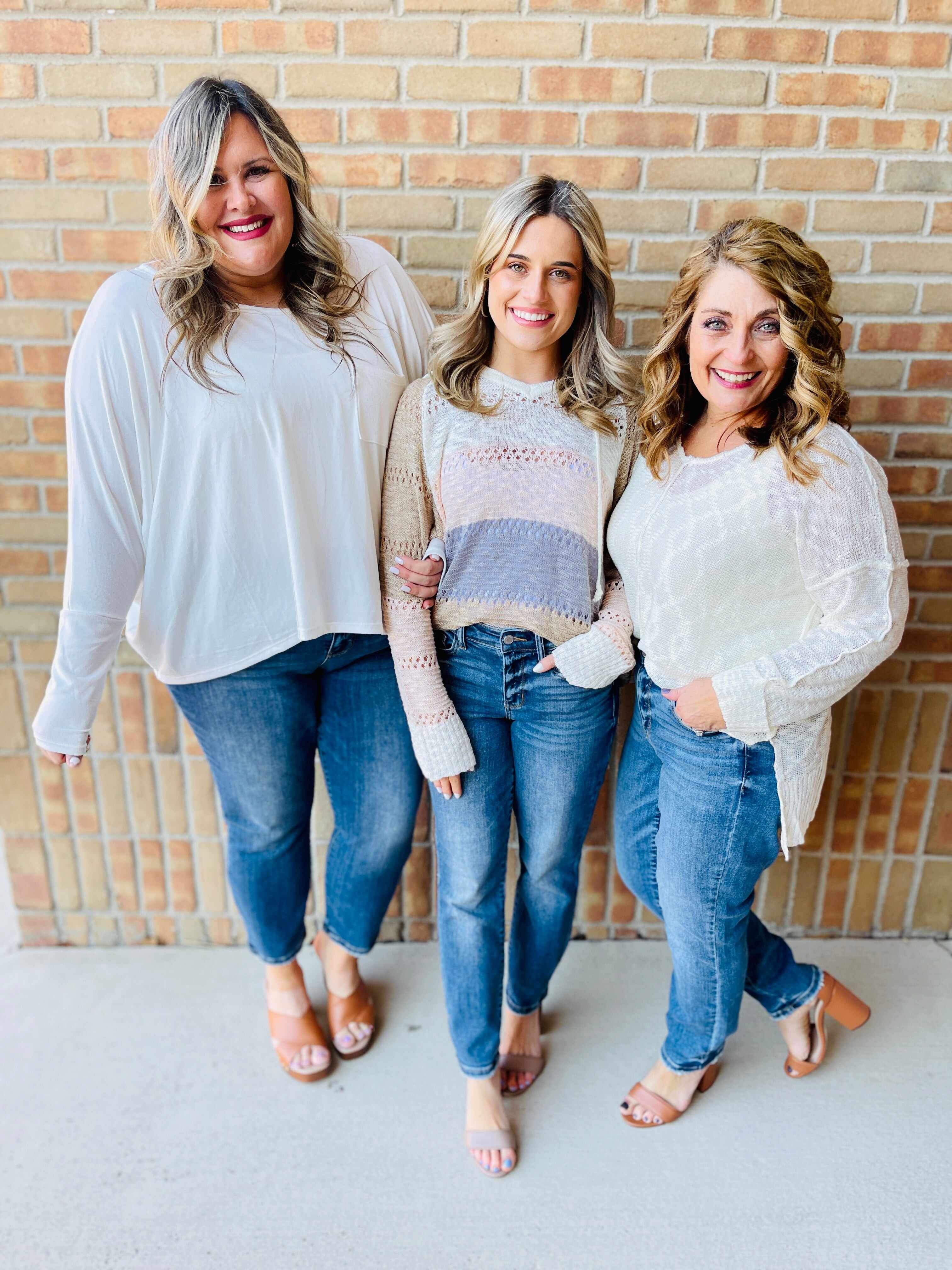 RESTOCK!  Plus/Reg Your Favorite Boyfriend Jeans