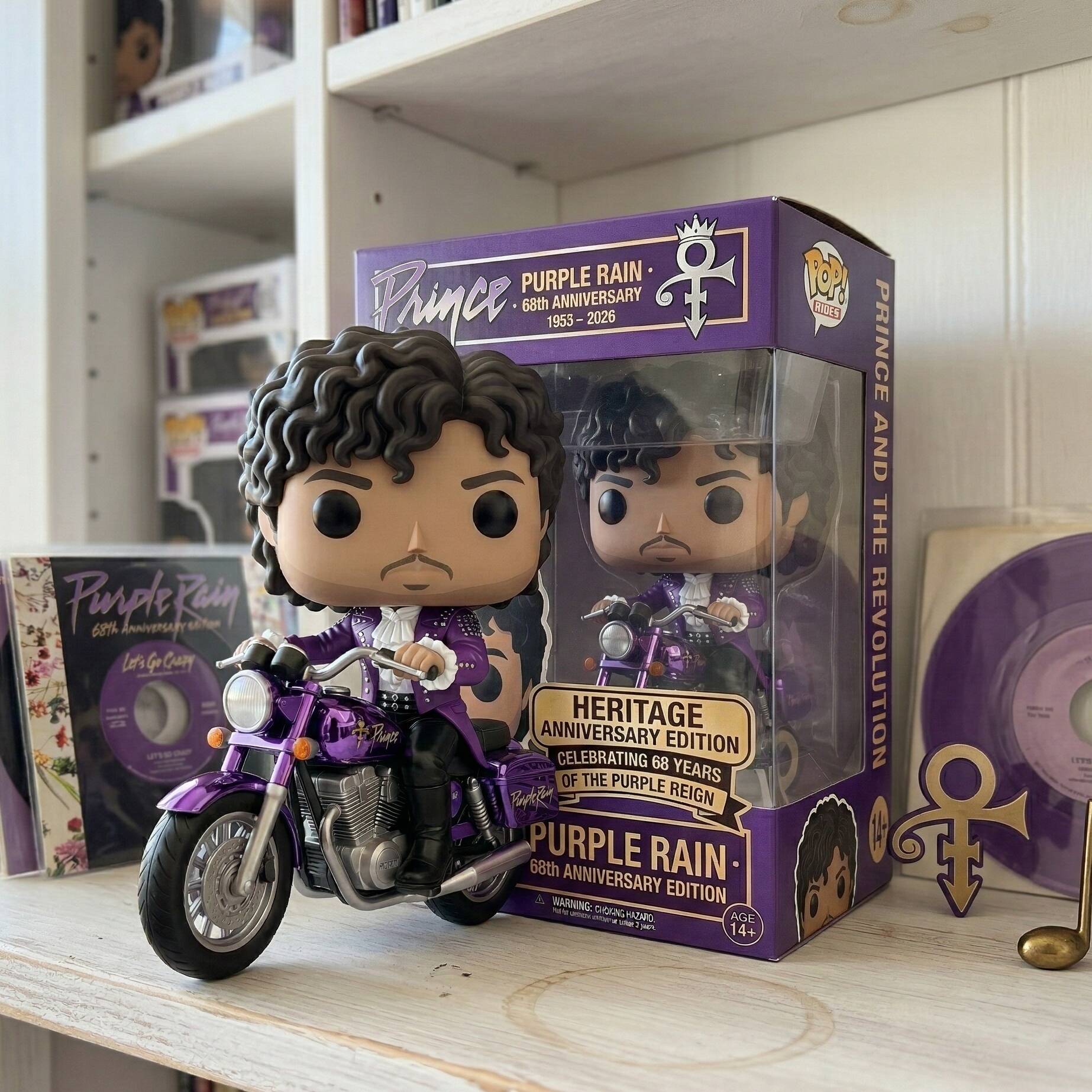 Prince Purple Rain Heritage Anniversary Pop! Rides Figure