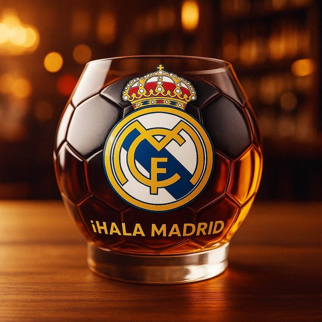La Liga Football Whiskey Glass