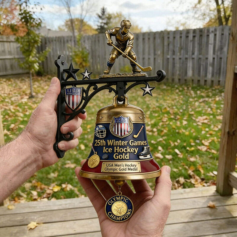 USA Men’s Hockey Olympic Gold Medal Wall Bell