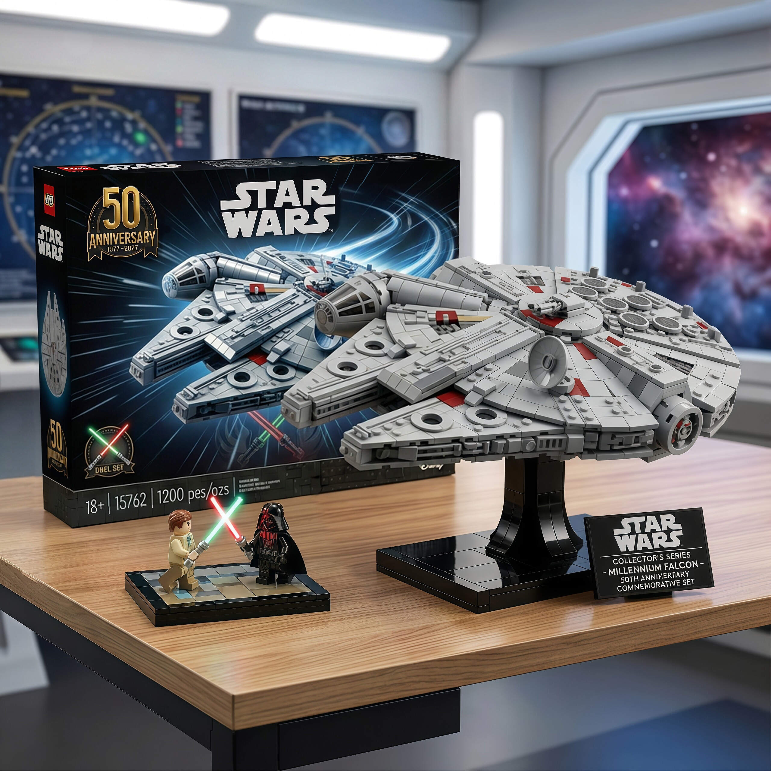 Star Wars Millennium Falcon 50th Anniversary Brick Set