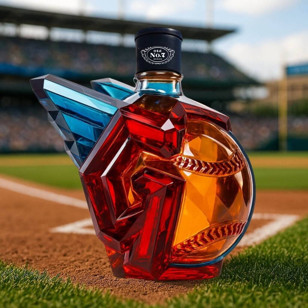 Cleveland Guardians Whiskey Bottle