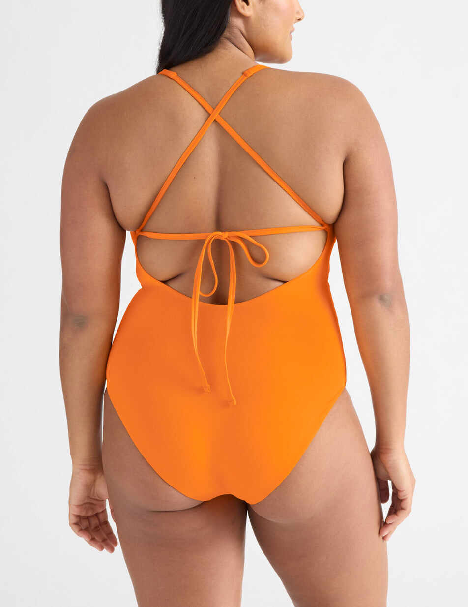 High Neck One Piece Swimsuit