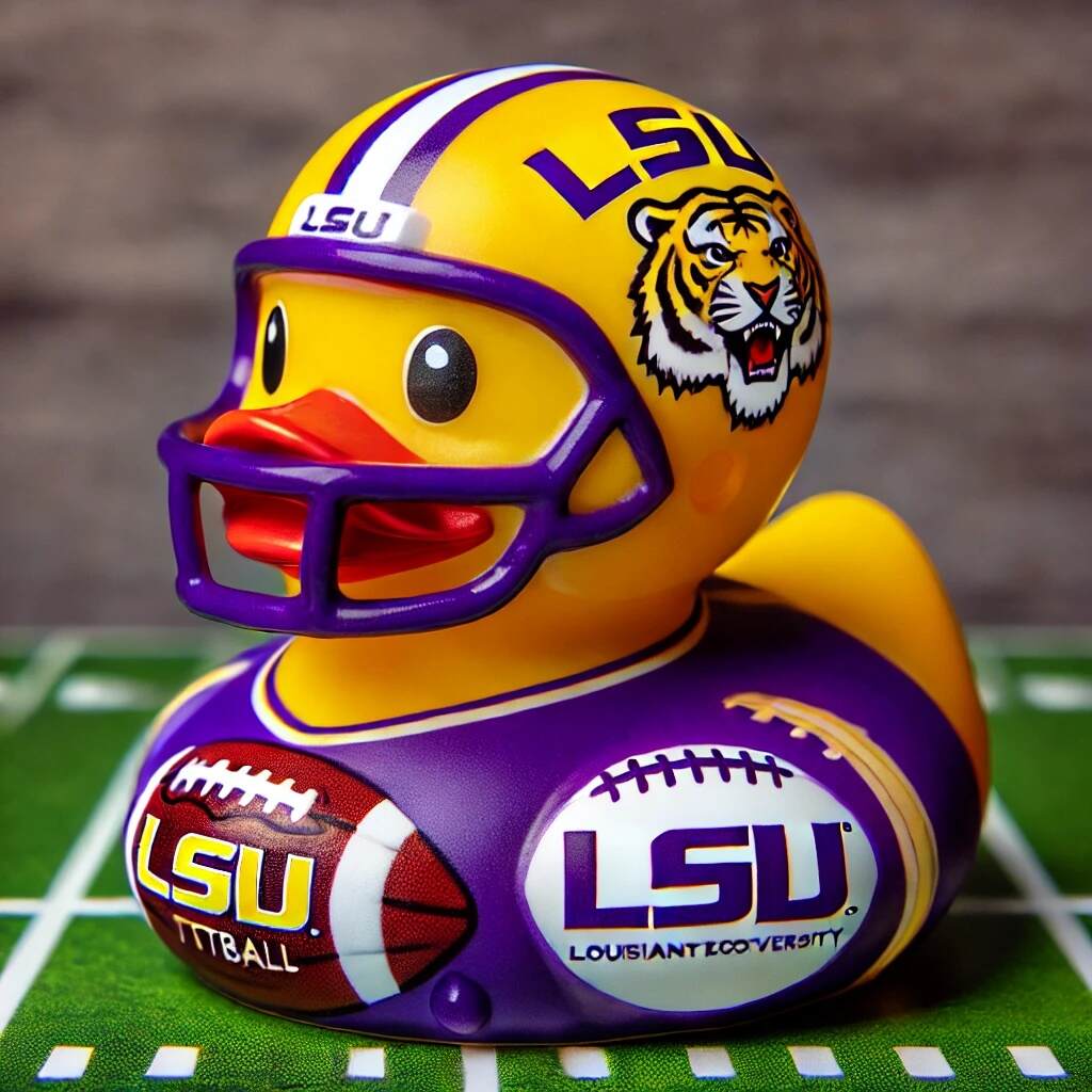 SEC Football Rubber Duck