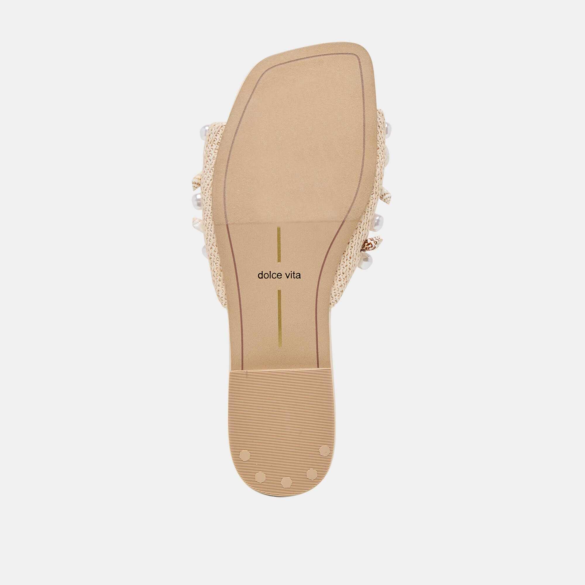 LIZZA SANDALS OATMEAL BEADED RAFFIA