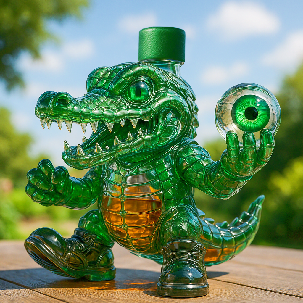 Nightmare Chomper Whiskey Bottle