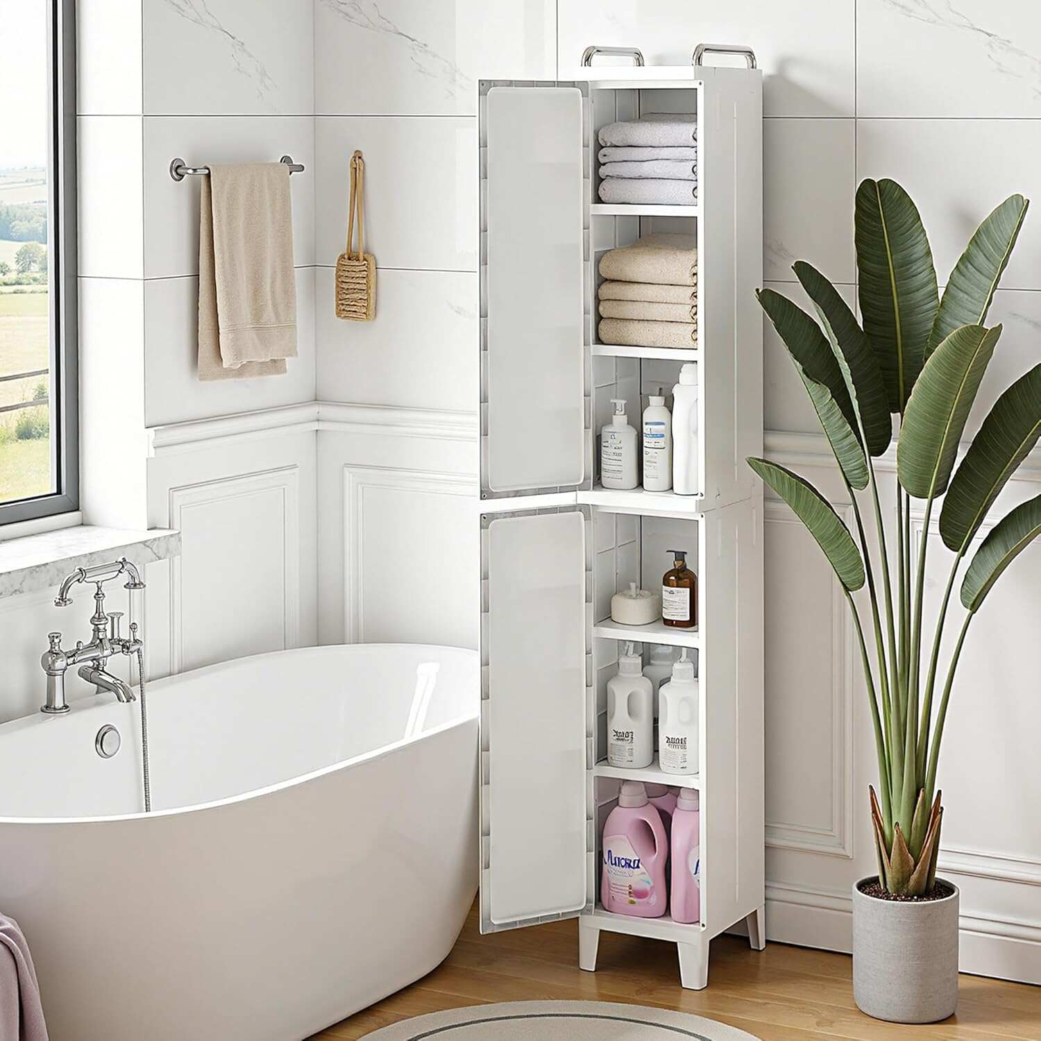 VECELO Narrow Storage Cabinet