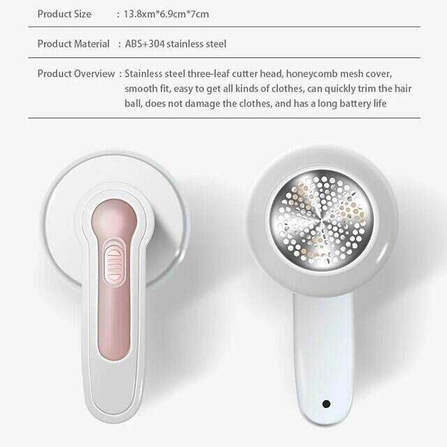 Rechargeable Portable Electric Lint Remover, Clothes Fluff Pellet Remover Trimmer Machine Rechargeable Fabric Shaver Removes