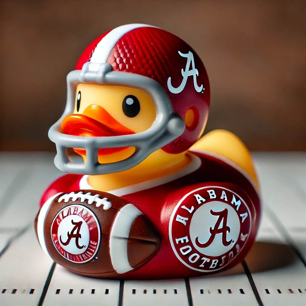 SEC Football Rubber Duck