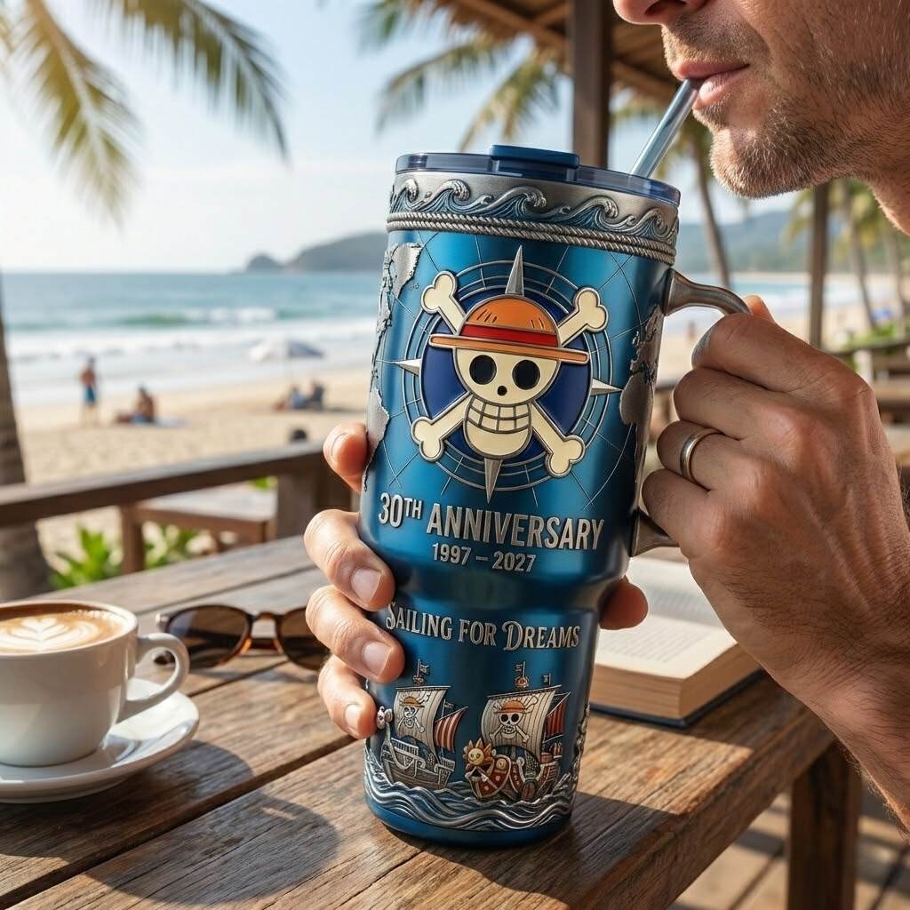 One Piece 30th Anniversary Commemorative Tumbler