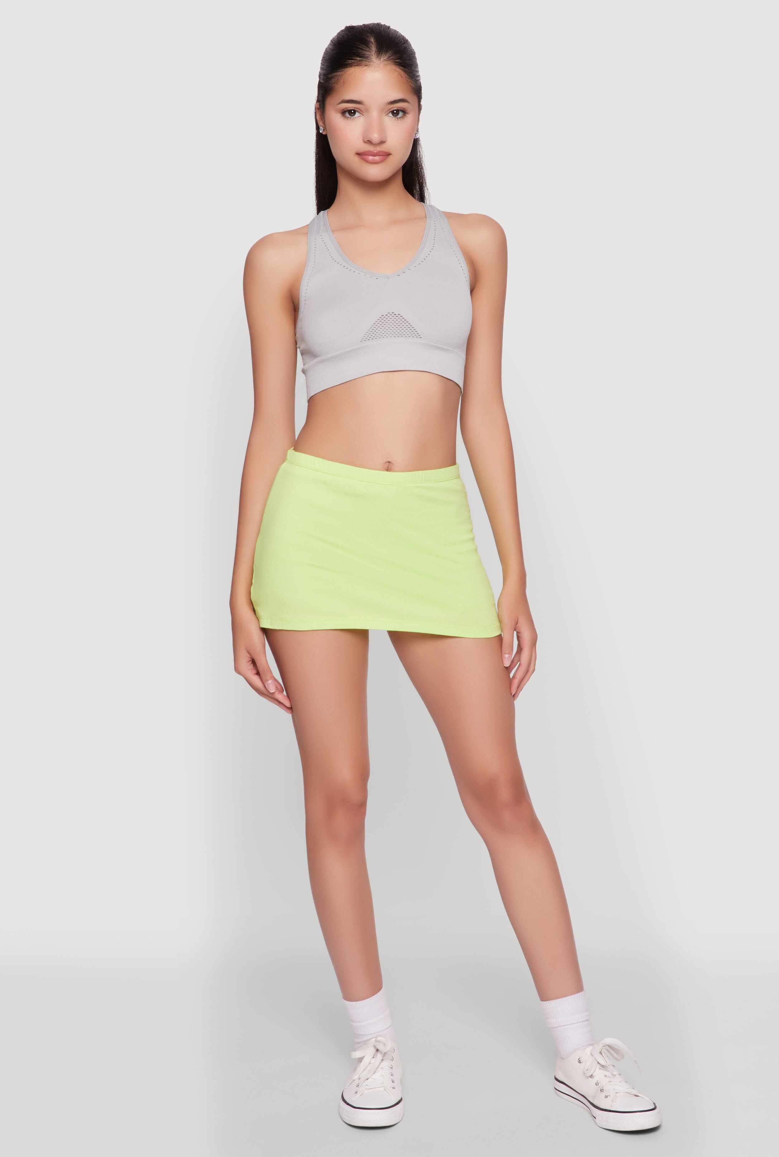 Chic High Waisted Lined Pencil Skirt