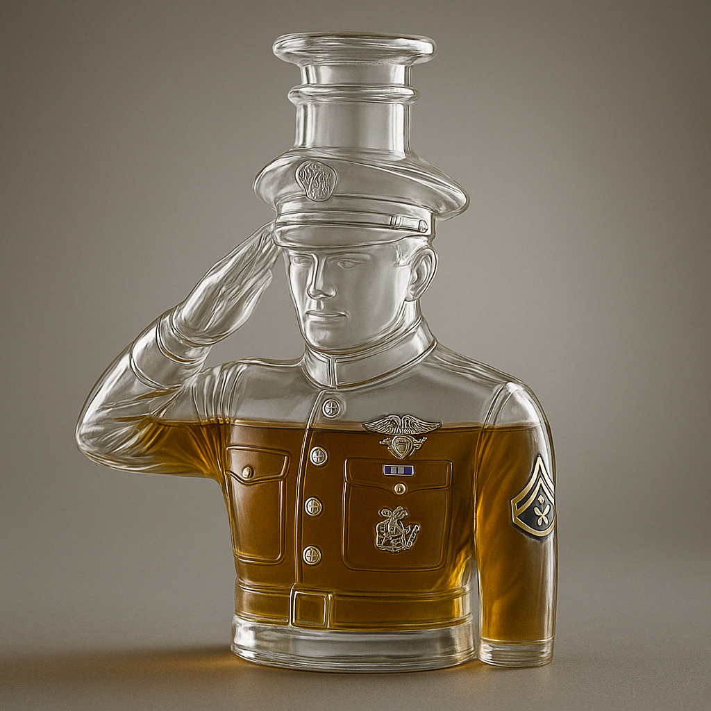 Salute to Service Whiskey Bottle