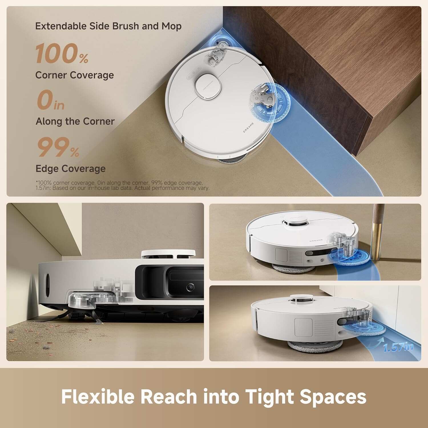 Ultra Gen 2 Robot Vacuum and Mop with 25,000Pa Suction, Extendable Side Brush and Mop