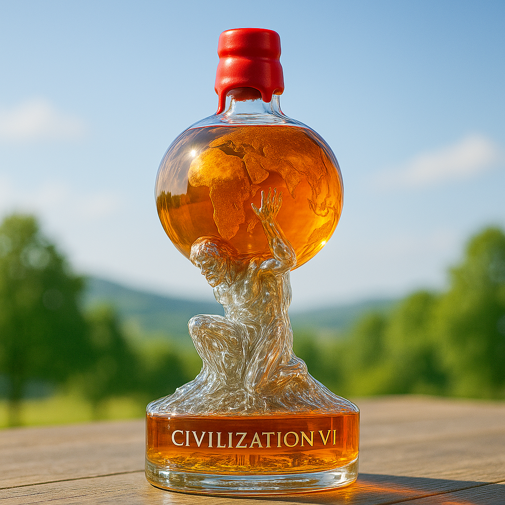 Sid Meier's Civilization VI Whiskey Bottle