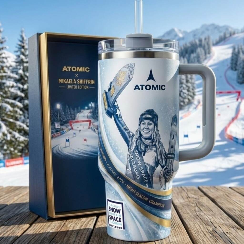 Atomic x Mikaela Shiffrin: 2026 Flachau Champion Limited Edition Tumbler