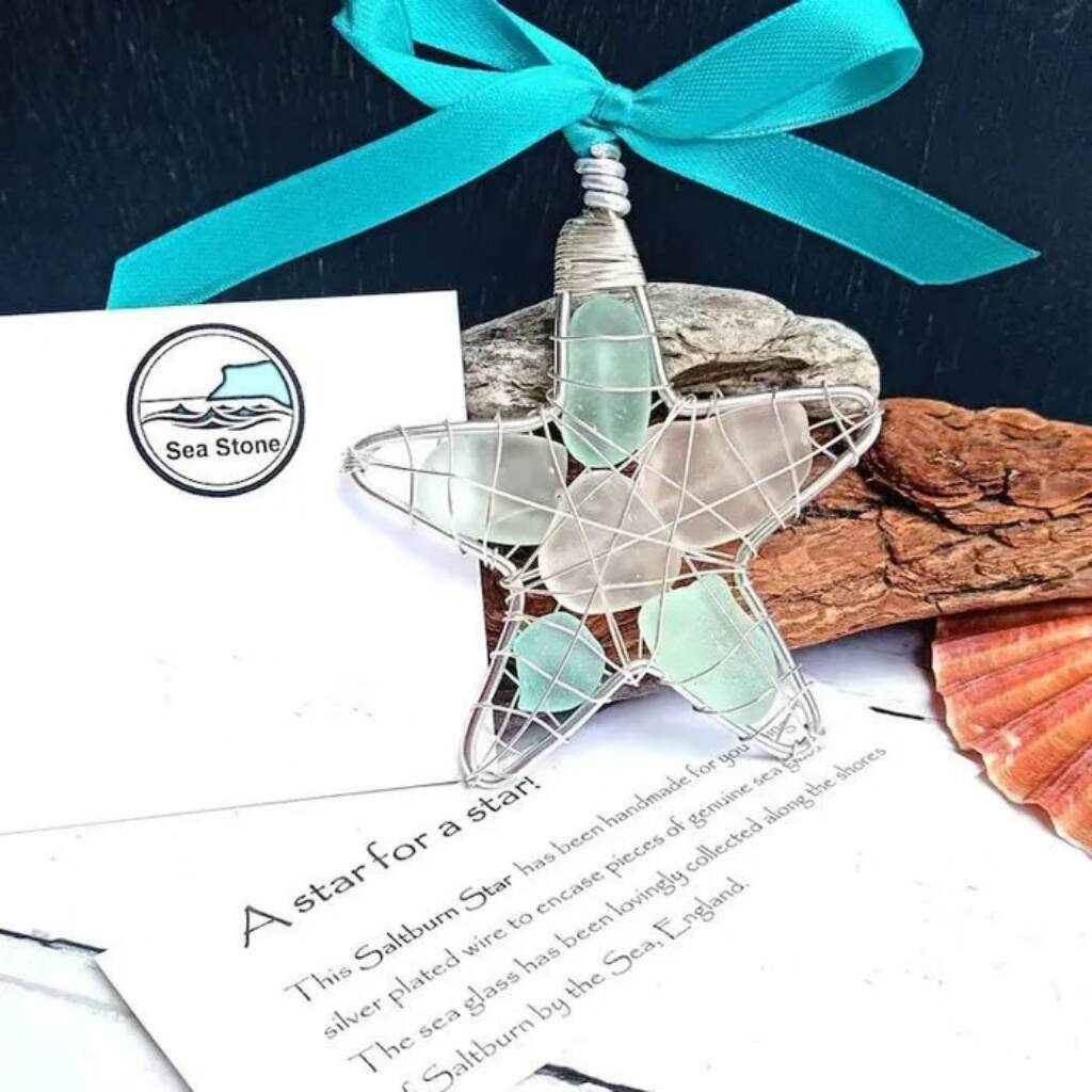 Handmade Sea Glass Ornaments