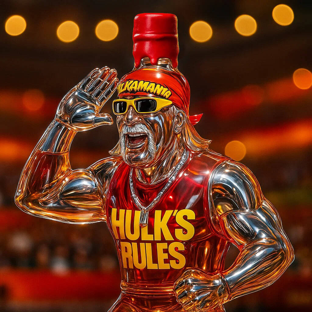 Hulk Hogan Limited Edition Whisky Bottle