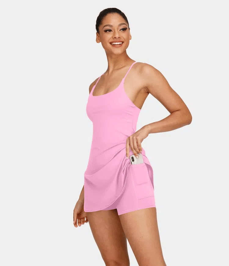 🔥Flash Sale🔥Softlyzero Plush Backless Active Dress-Easy Peezy