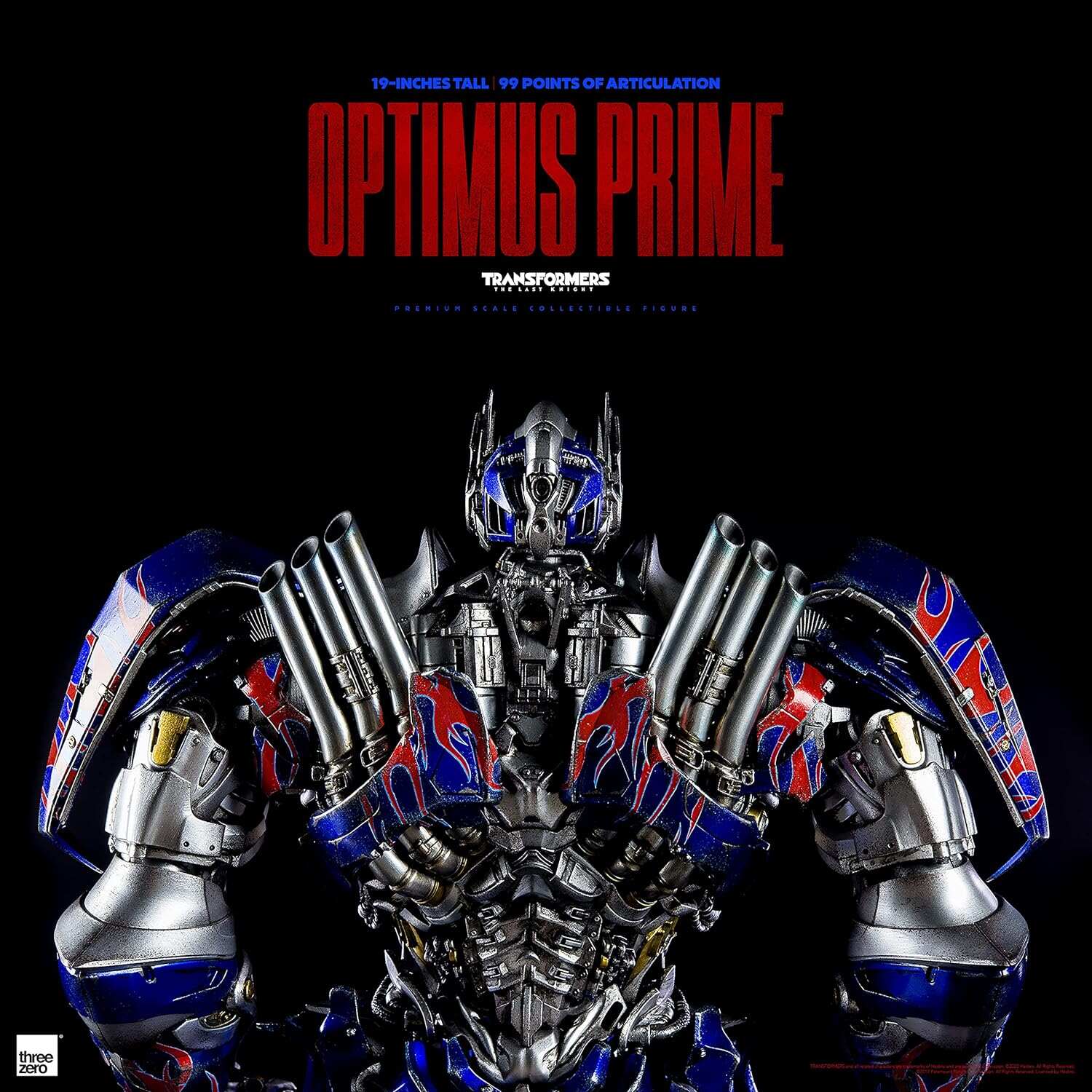THREEZERO Transformers: The Last Knight – Optimus Prime Premium Scale Figure, Multi