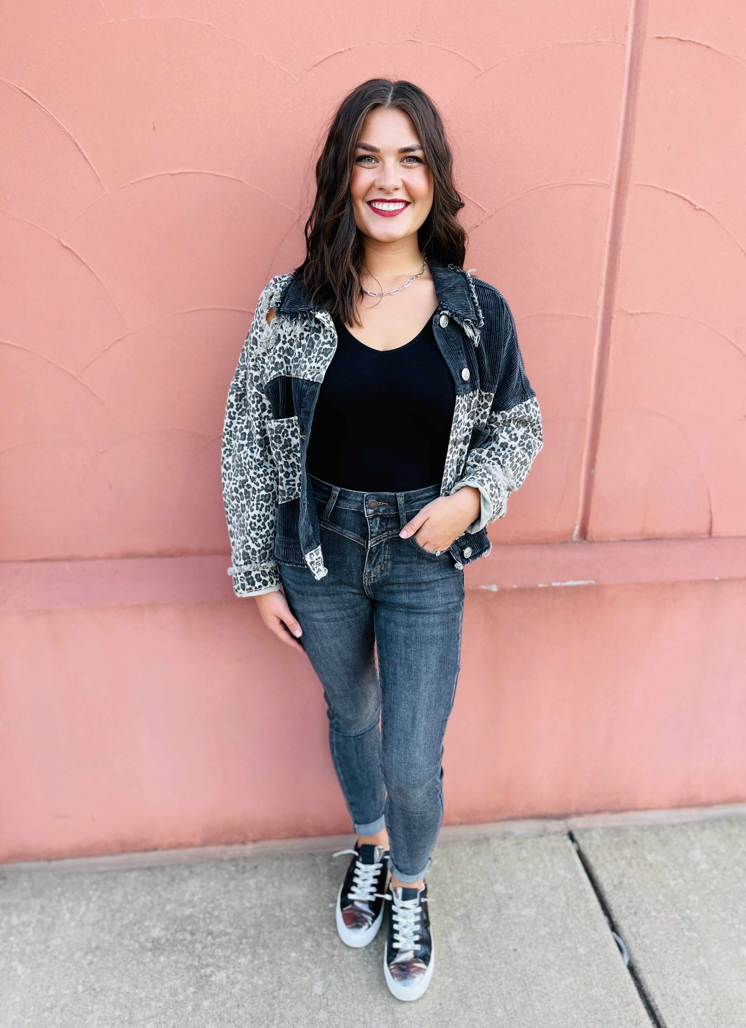 RESTOCK! Plus/Reg Shades of Grey Skinny Jeans