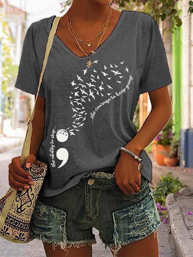 Women's Mental Health Casual T-Shirt