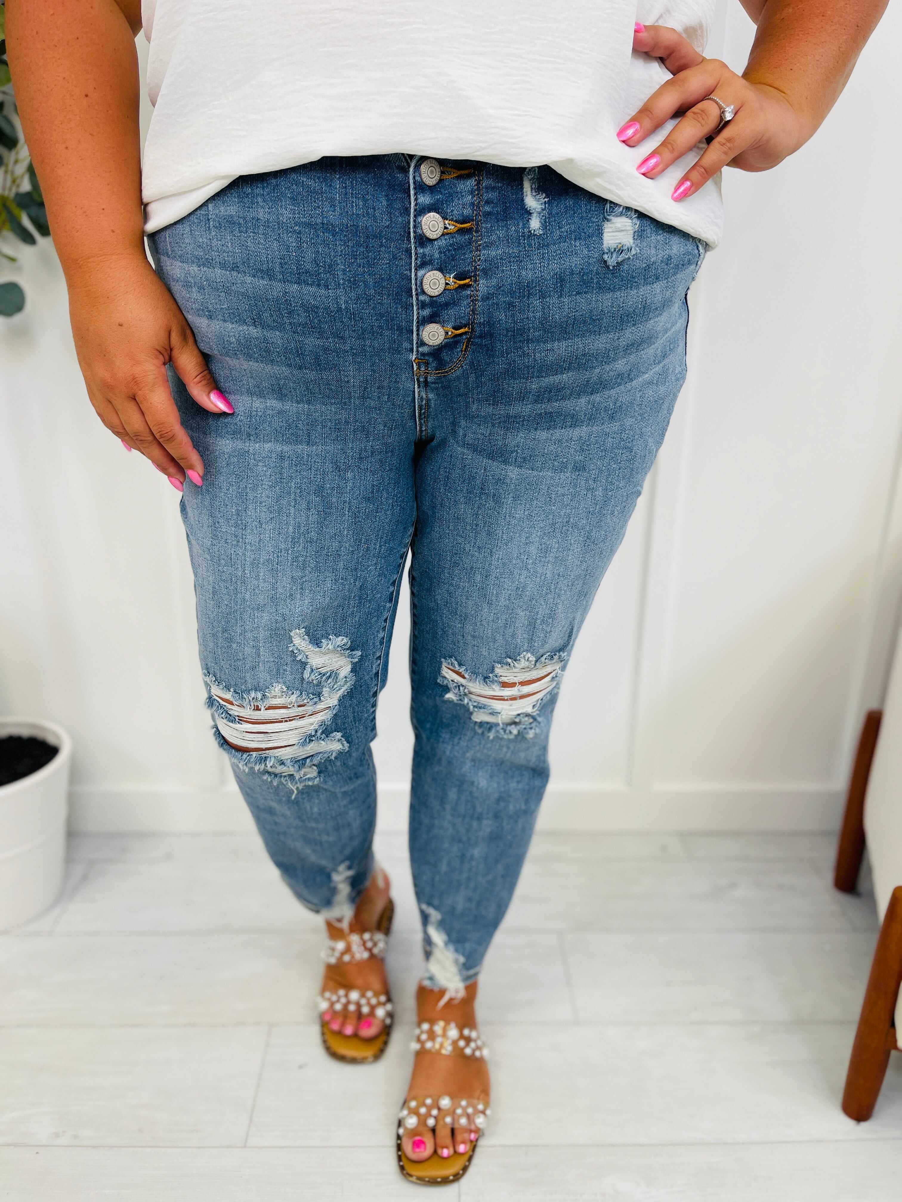 REG/CURVY Love Story Boyfriend Jeans