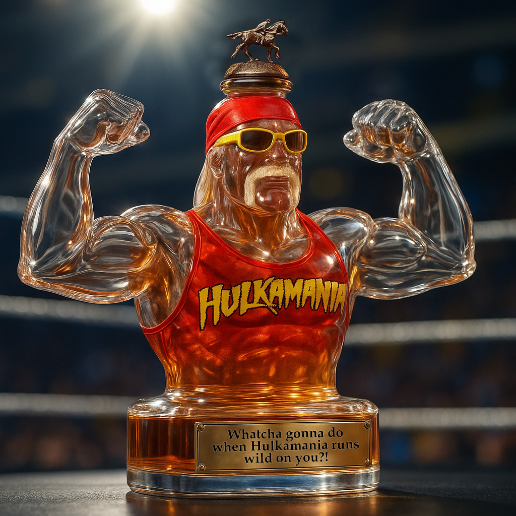 Hulk Hogan Memorial Whiskey Bottle