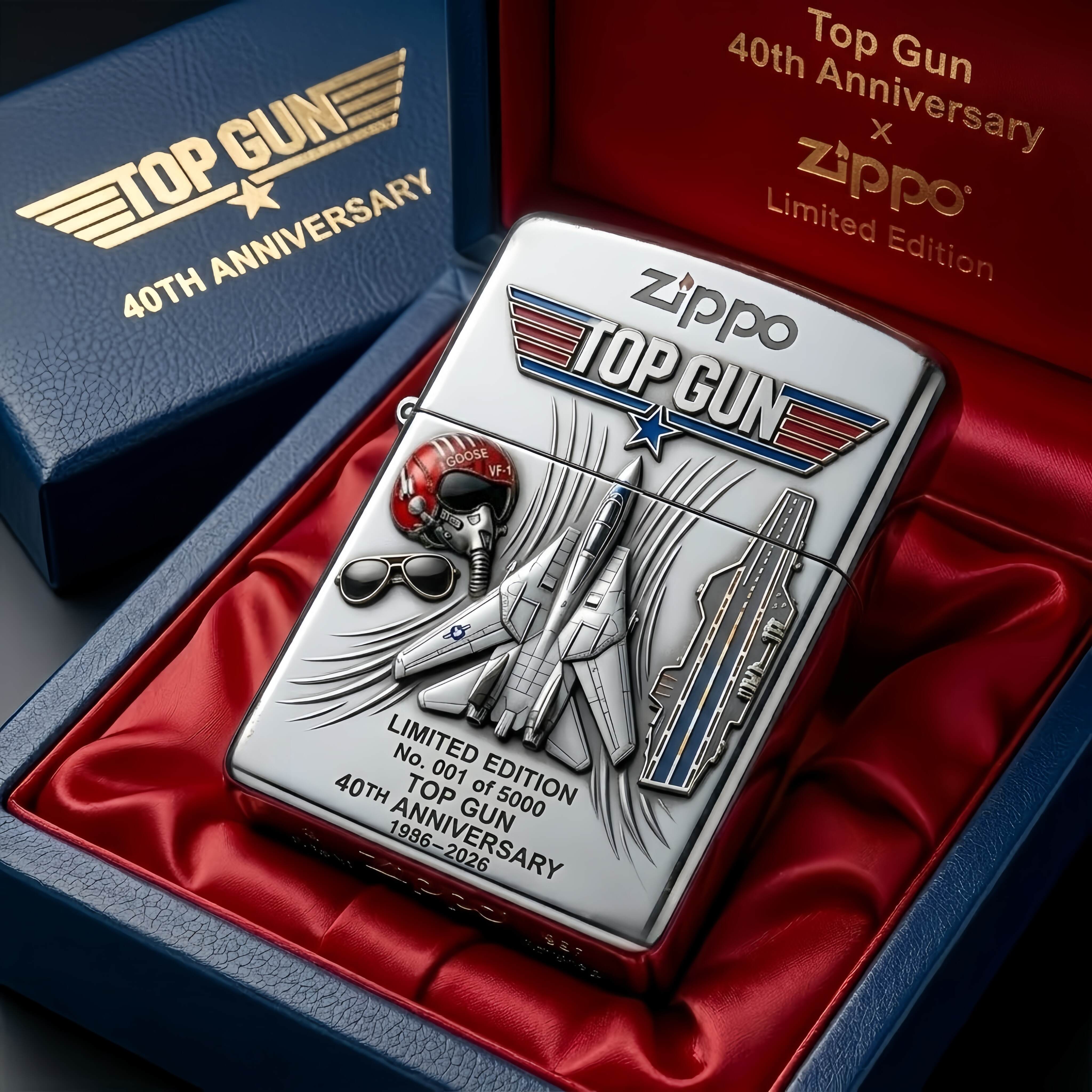Top Gun 40th Anniversary Zippo