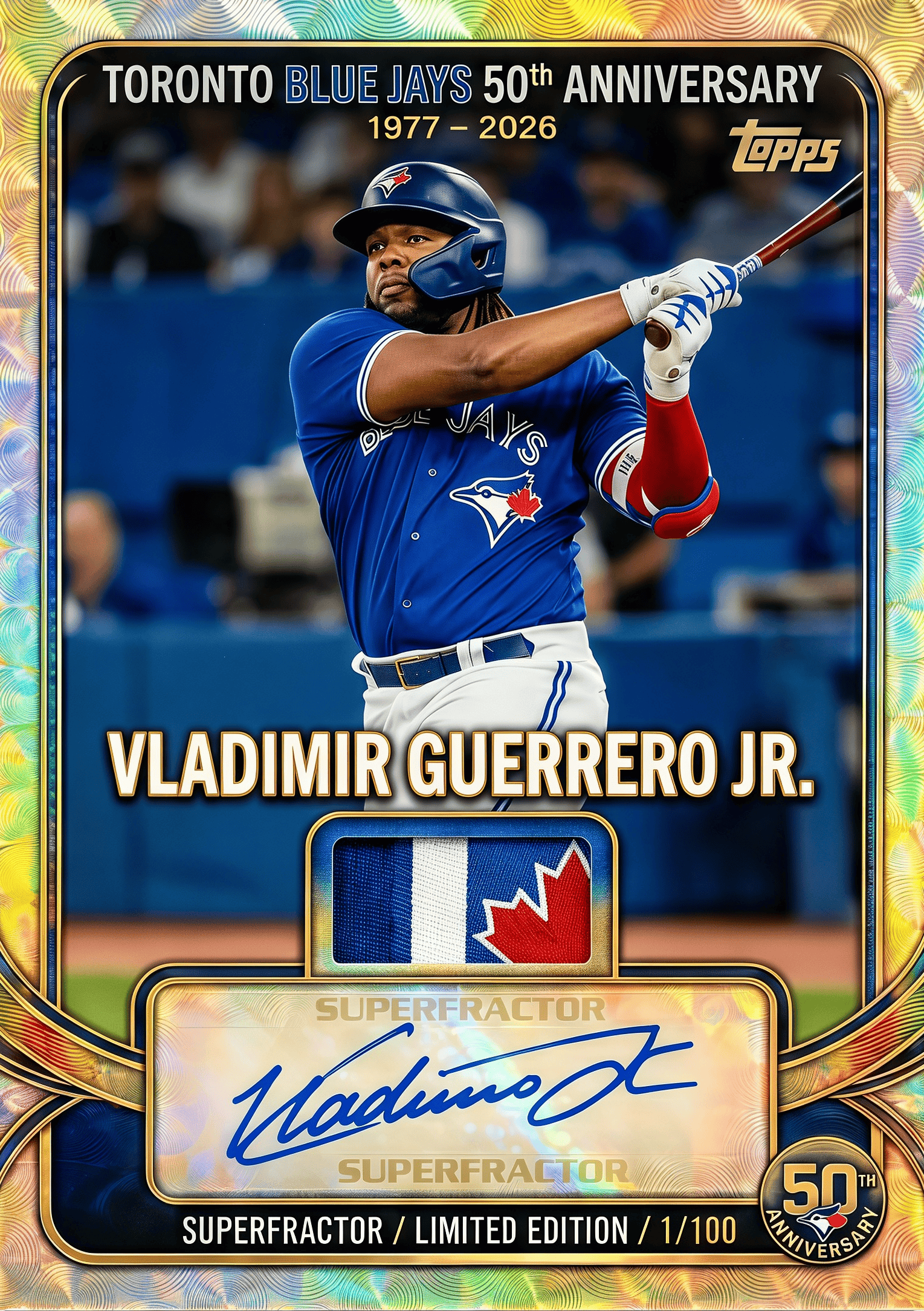 2026 Toronto Blue Jays 50th Anniversary Trading Cards Hobby Box