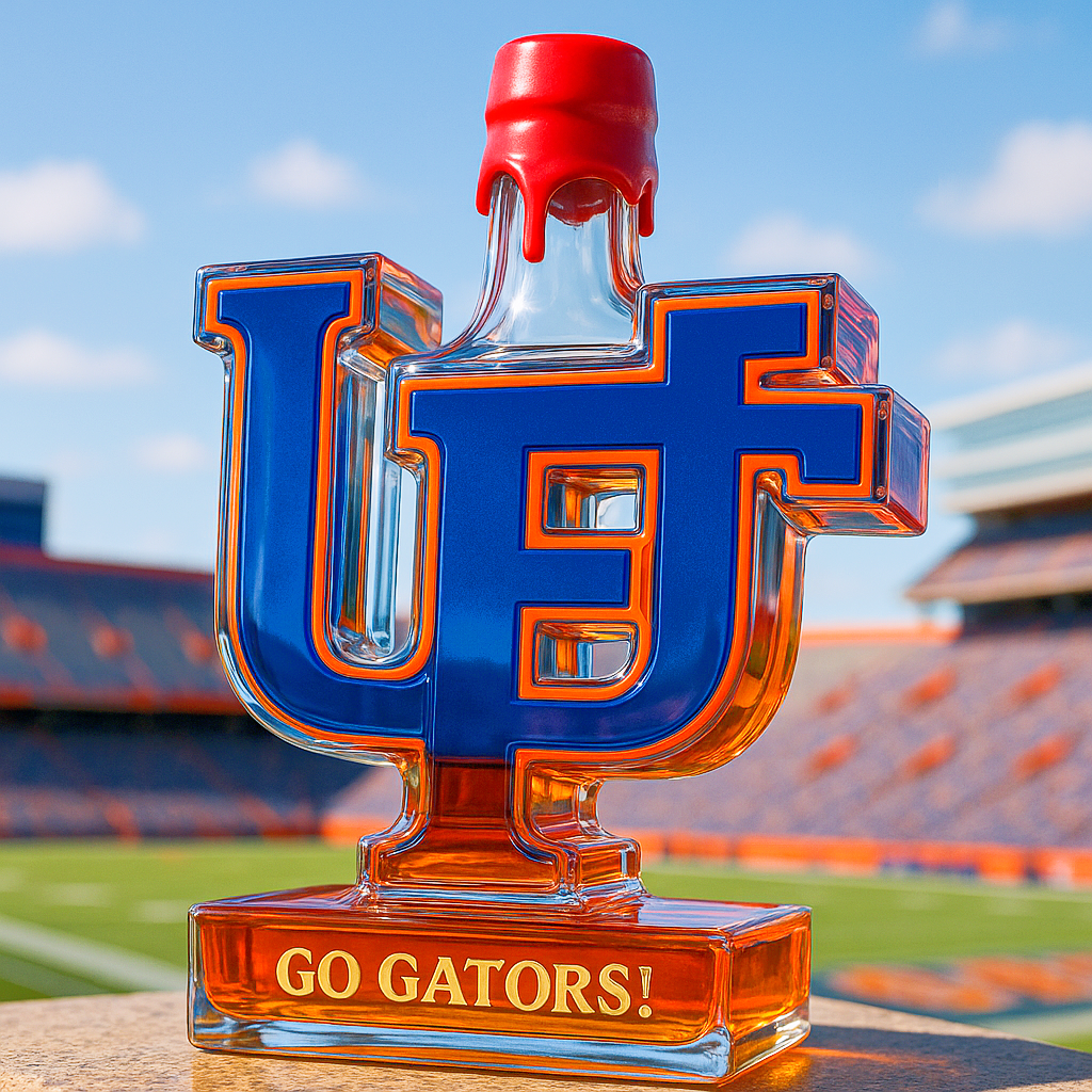 Florida Gators Limited-Edition Whiskey Bottle