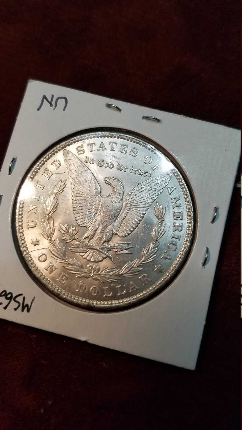 1890 BU Morgan Silver Dollar COIN -  - Lot# 560 Regular 85