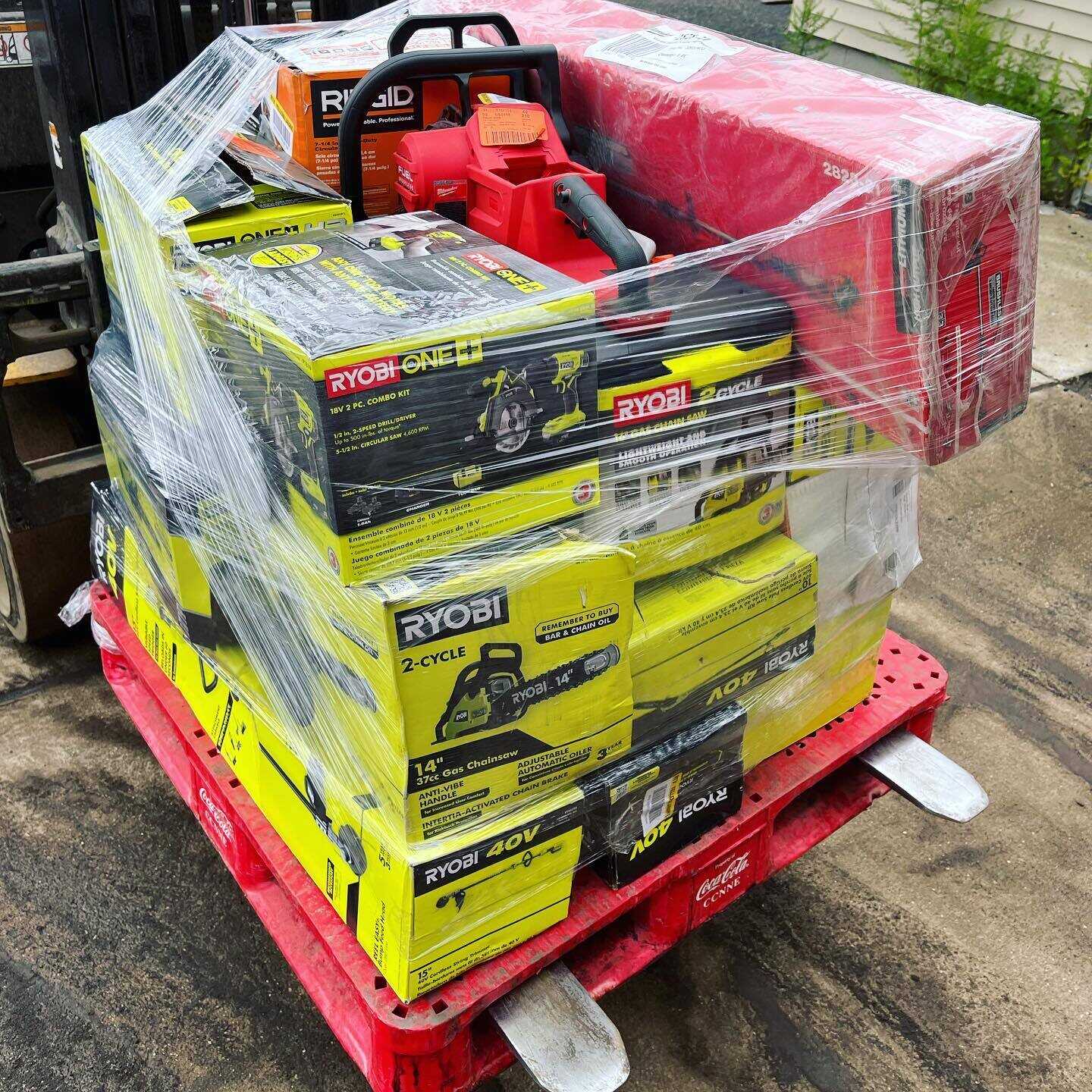 🎁2024 NEW Customer Returns Tool Pallets Online⭐Buy 7 FOOT TALL “MONSTER” PALLETS Online