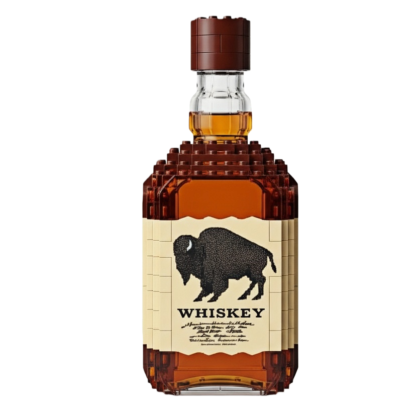 Old-Fashioned Whiskey Bear Brick Set