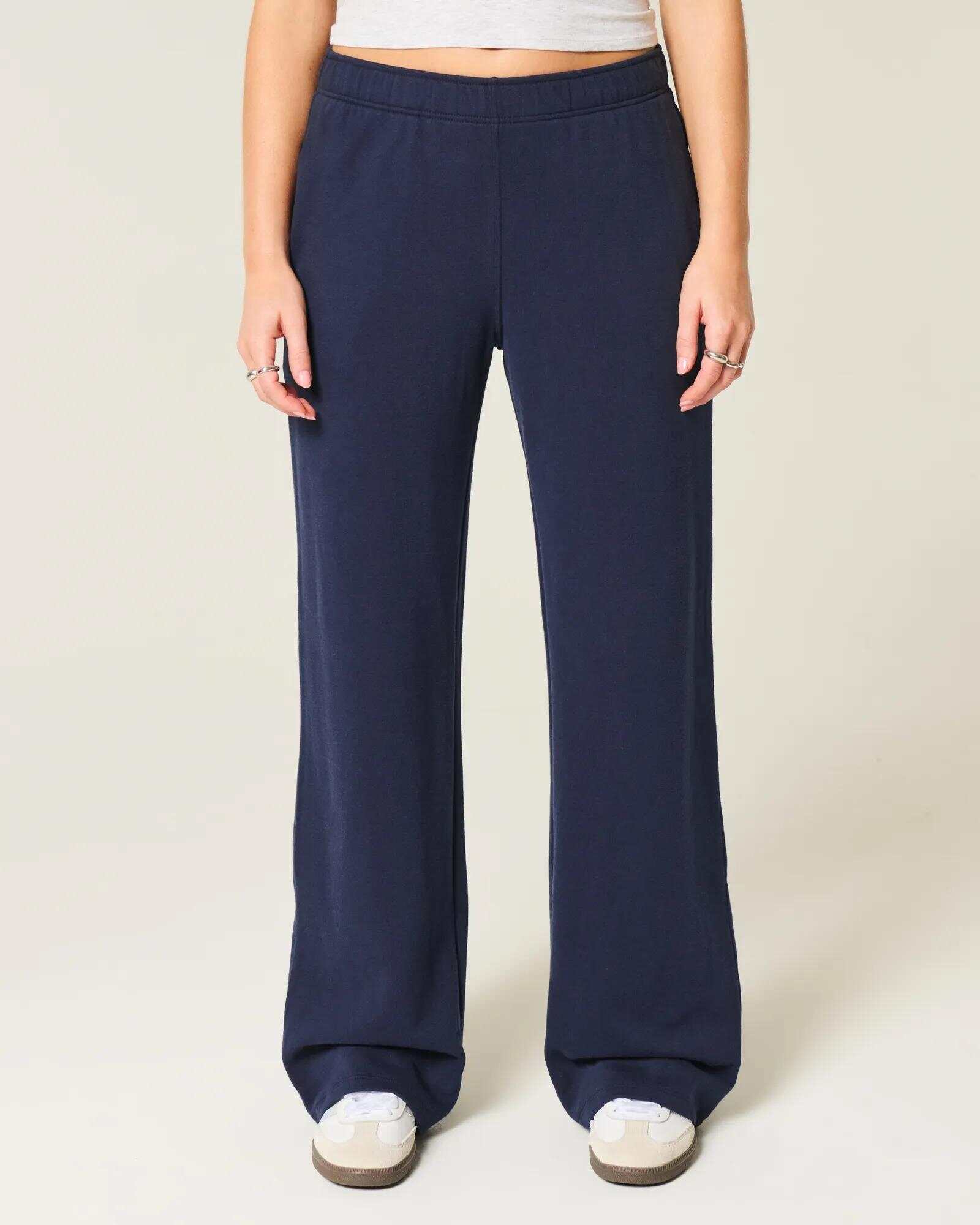 Wide-Leg Sweatpants