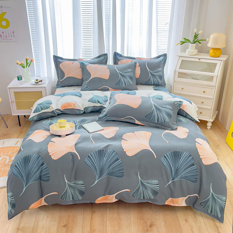 Printed Bed Sheet Set - Ginkgo
