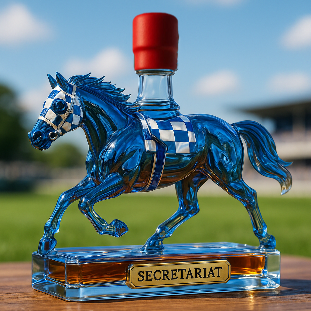 The Legendary Racehorse Secretariat Whiskey Bottle
