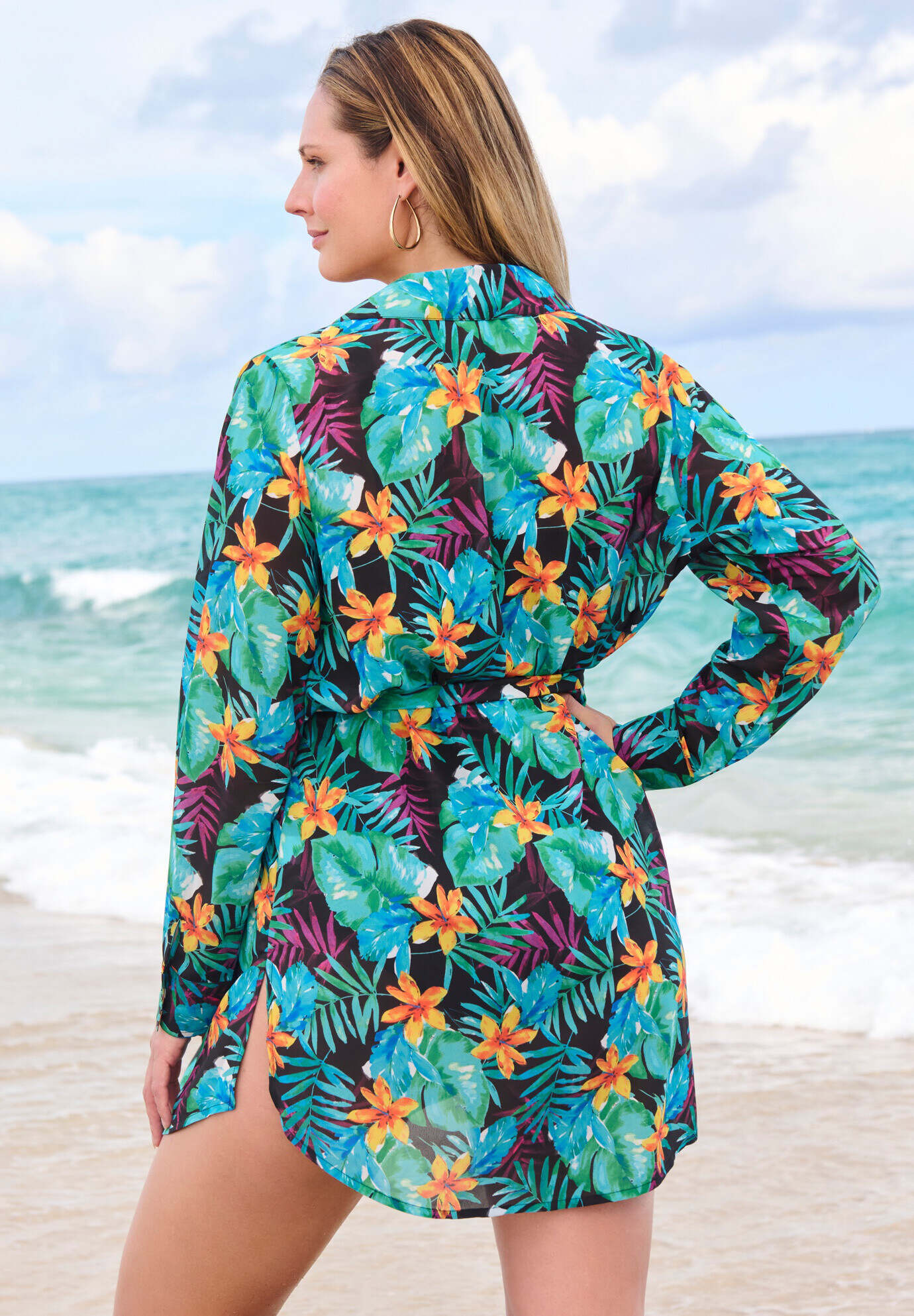 Button-Down Cover Up