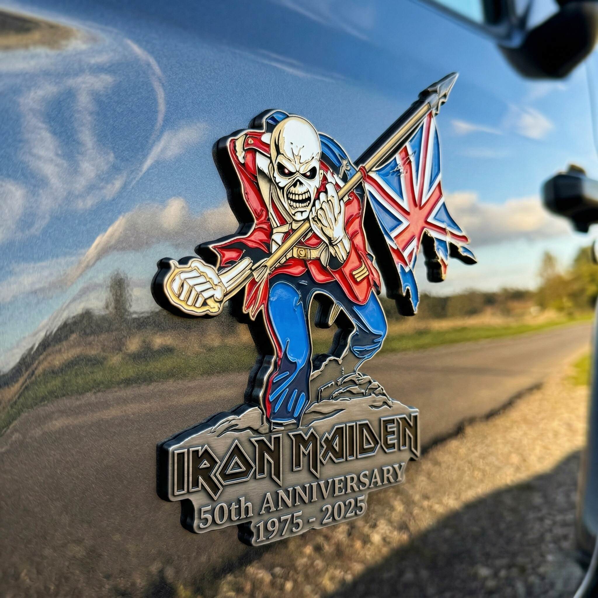 Iron Maiden 50th Anniversary Eddie Badge