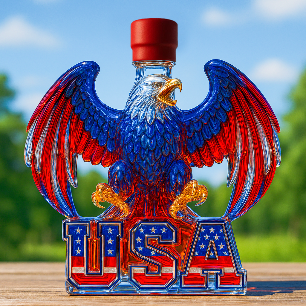 Patriot Bald Eagle Whiskey Bottle
