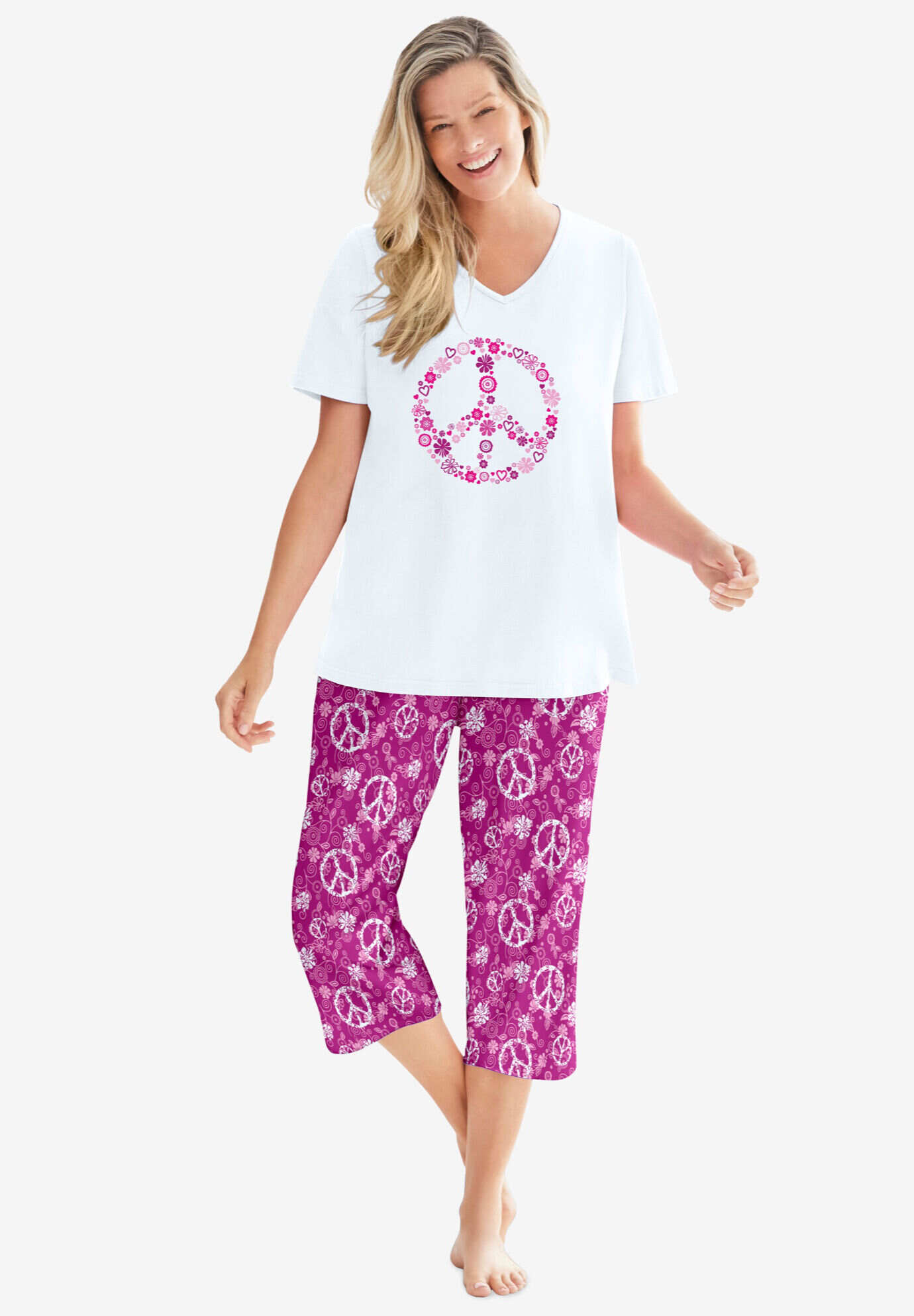 2-Piece Capri PJ Set